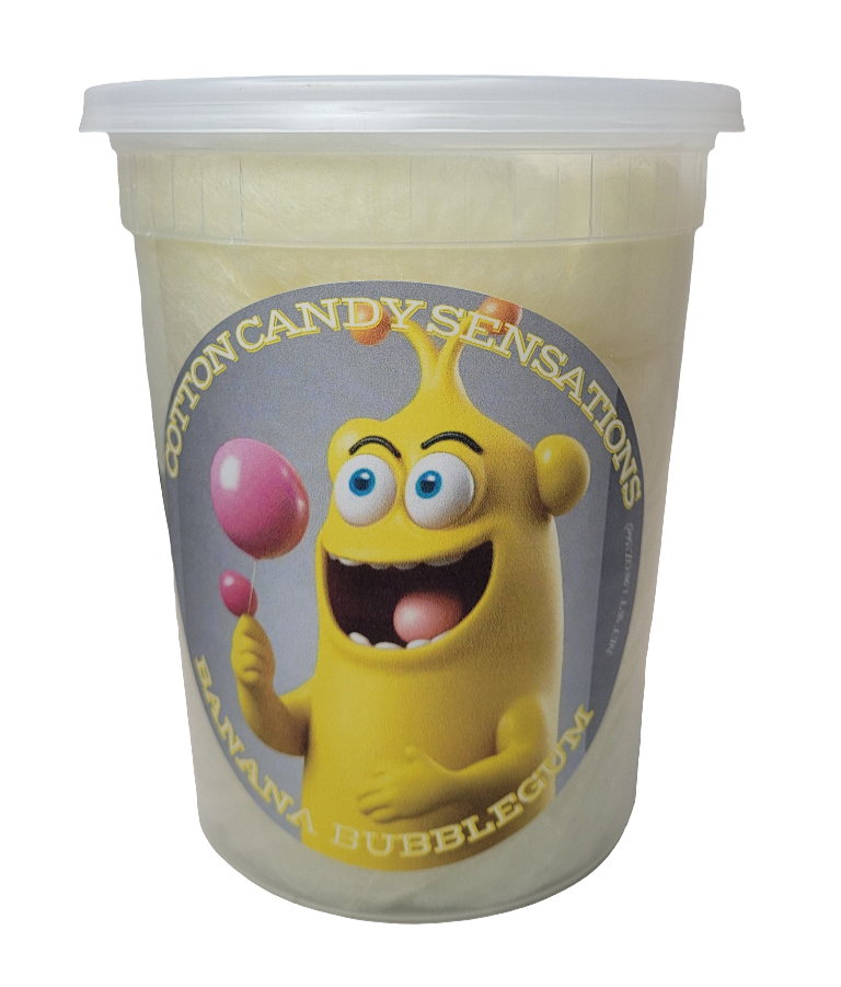 Banana Bubblegum Gourmet Cotton Candy