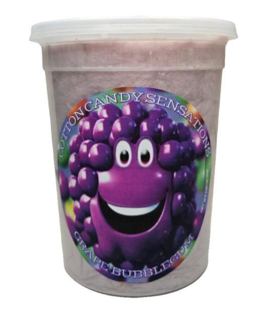 Grape Bubblegum Gourmet Cotton Candy