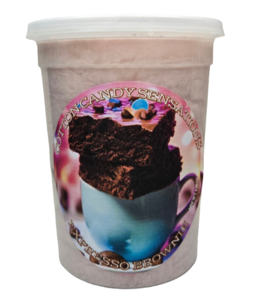 Expresso Brownie Gourmet Cotton Candy