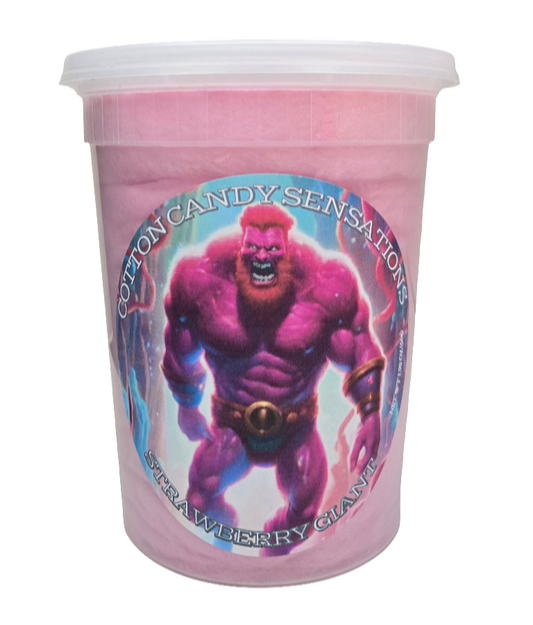 E.T. Series Strawberry Giant Gourmet Cotton Candy