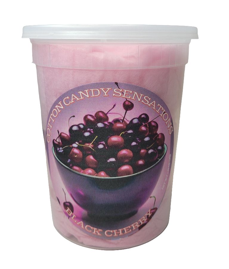 Black Cherry Gourmet Cotton Candy