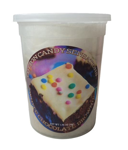 White Chocolate Brownie Gourmet Cotton Candy