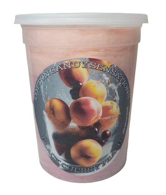 Black Cherry Peach Gourmet Cotton Candy