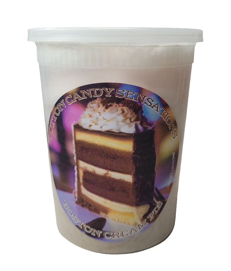 Boston Cream Pie Gourmet Cotton Candy