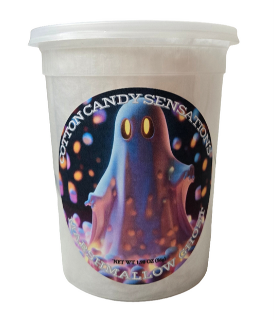 Halloween Series Marshmallow Ghost Gourmet Cotton Candy