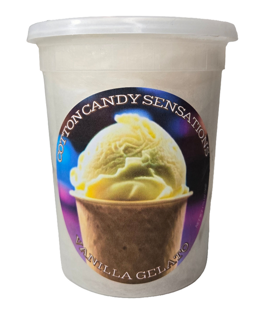 Vanilla Gelato Gourmet Cotton Candy