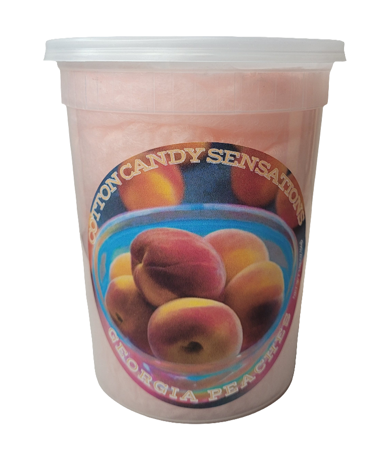 Georgia Peaches Gourmet Cotton Candy