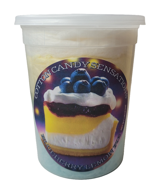 Blueberry Lemon Pie Gourmet Cotton Candy