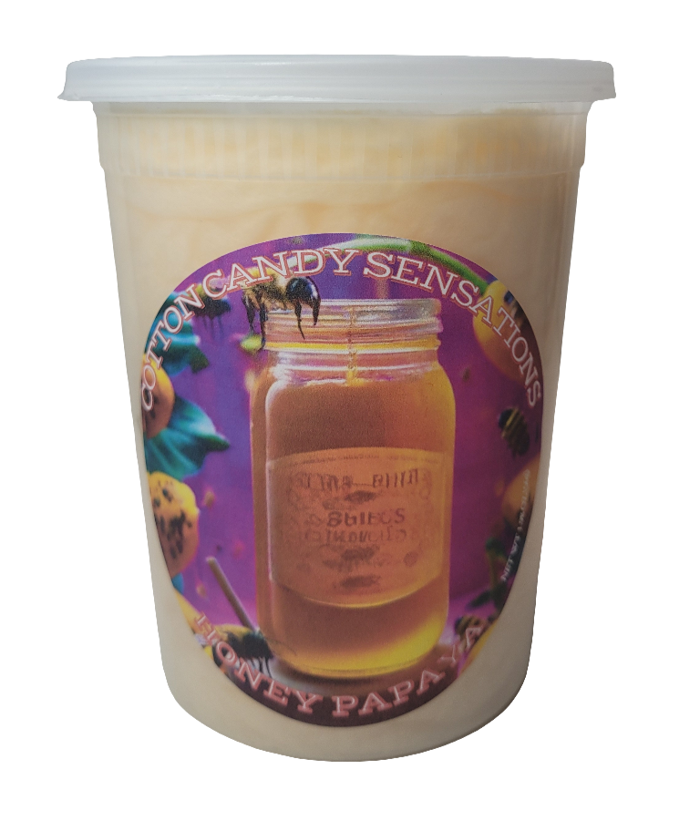 Honey Papaya Gourmet Cotton Candy