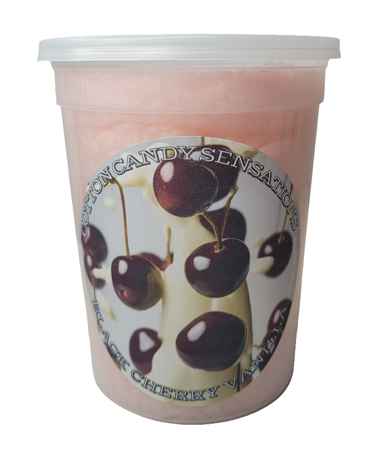 Black Cherry Vanilla Gourmet Cotton Candy