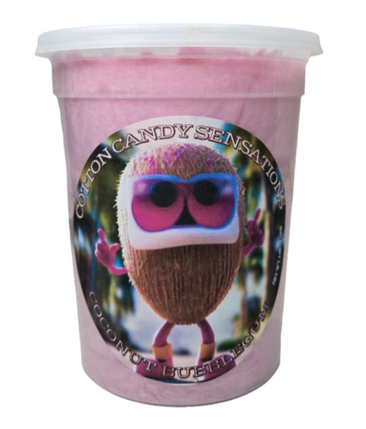 Coconut Bubblegum Gourmet Cotton Candy