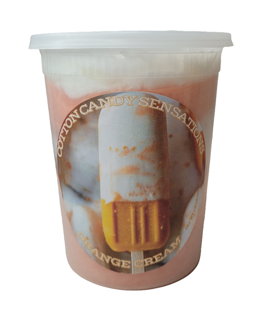 Orange Cream Gourmet Cotton Candy