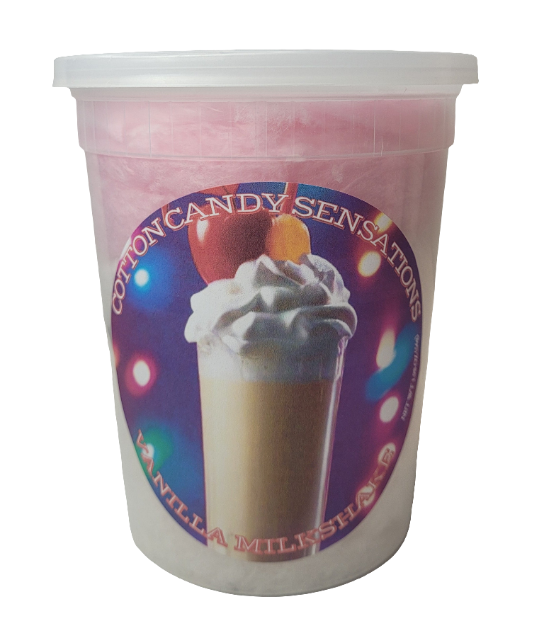 Vanilla Milkshake Gourmet Cotton Candy